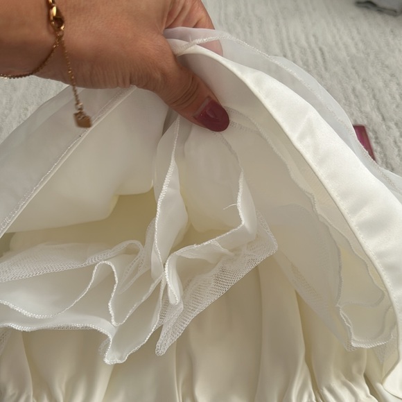 NWT 18 month baby girl formal dress Wedding Baptism. Holiday. Tulle w/ bloomers - Picture 4 of 8